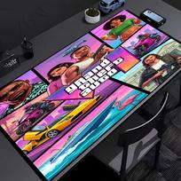 Game Grand Theft Auto Mouse Pad - Non-Slip Rubber Base, Smooth Surface for Work,Gaming,Office,And Home Use, Desk Mouse Pad 30cmx80cm