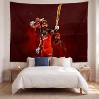 Virat Kohli (1) Art Wall Hanging Tapestry for Home Bedroom Living Room Decor Great Gift Idea 100cmx150cm
