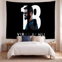 Virat Kohli (1) Art Wall Hanging Tapestry for Home Bedroom Living Room Decor Great Gift Idea 150cmx200cm