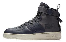 Men's Sneakers Nike SF Air Force 1 Mid Dark Grey Dark Grey/Dark Grey-Light Bone 44.5 black