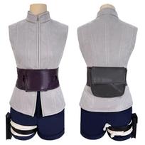 HOLOUN Anime Hyuga Hinata Cosplay Kostiumas Perukas Viršus Šortai Juosmens Krepšys Kalėdinė Dovana M white