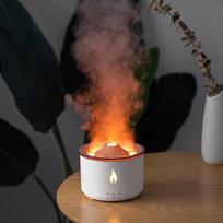 360 ml Vulkaninės liepsnos aromaterapinis aliejaus difuzorius Medūzos dūmų žiedas Oro drėkintuvas Ultragarsinis purkštuvas Išsiveržimo kvapas US
