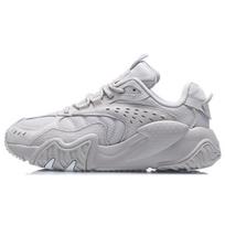 Li-Ning Cat Paw Lite Comfortable Versatile Shock Absorbing Non-Slip Wear-Resistant Low-Top Running Shoes Women sneaker Gray AGLQ124-3 37