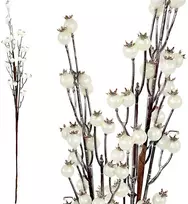 SASKA GIFT AND DECOR GAŁĄZKA DEKORACYJNA 70CM BALTA SASKA GIFT & DECOR