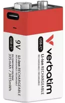 Verbatim 30251 USB-C Įkraunama baterija Li-ion 9V 335mAh (1 vnt pakuotėje)