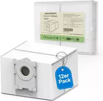 HAUSPROFI dulkių siurblio maišeliai Ecovacs Deebot T50 ir X8 serijoms, 12 vnt., RECOT50