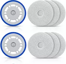 KTNAid mikropluošto šluosčių ir laikiklių rinkinys Ecovacs Deebot T30 Pro robotams, 6+2 vnt.