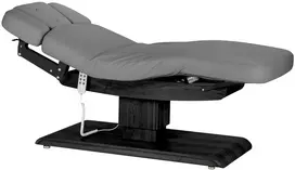 Activeshop Sillon Relax kosmetologinis gultas elektrinis pilkas juodas pagrindas