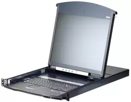 Aten 16-Port 19" LCD CAT5e/6 KVM over IP Switch Dual Rail -