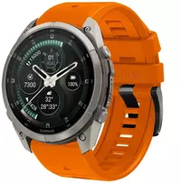 GK PROTECTION „Tech-Protect“ silikoninis dirželis skirtas Garmin Fenix 5 / 6 / 6 Pro / 7 / 8 / 8 Pro / E / 9 / 9 Pro 51 mm Signal oranžinis