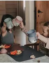 NOUI NOUI 360° puodelis-gertuvė, 250ml - The Frog Cup rosa