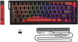 ATTACK SHARK žaidimų klaviatūra X68 PRO HE, magnetiniai jungikliai, 8000 Hz, X68HE-308