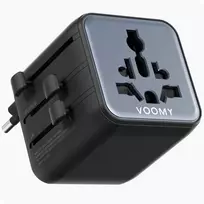 Voomy universalus kelioninis elektros lizdo adapteris 2500 W, 170+ šalių, Y601