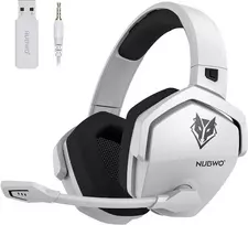 NUBWO belaidės žaidimų ausinės su mikrofonu Bluetooth 5, 2,4 GHz, 50 mm, 100 val., G06-BT