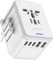 Voomy kelioninis kištukų adapteris daugiau nei 170 šalių su 3 USB-C ir 2 USB-A 8720153812849