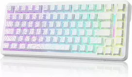 ATTACK SHARK žaidimų klaviatūra X82PRO HE, 75 %, su Hall efekto magnetiniais jungikliais