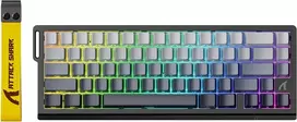 ATTACK SHARK žaidimų klaviatūra su magnetiniais jungikliais, 8000 Hz, RGB, X68 HE