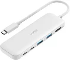 Anker USB-C šakotuvas 332 5 jungčių su HDMI 4K, USB-A ir 100 W PD A8355