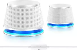 Kompiuterio kolonėlės Sanyun kompiuterio garsiakalbiai 2.0, 10 W, USB maitinimas ir 3,5 mm SW102