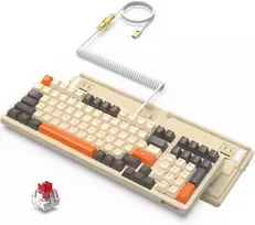 ATTACK SHARK mechaninė žaidimų klaviatūra K98, USB-C, 98 klavišų, RGB, Hot-Swap