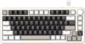ATTACK SHARK mechaninė belaidė klaviatūra X85PRO 75%, TFT, RGB, QMK