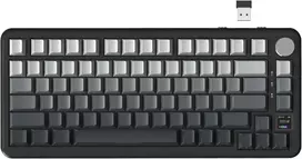 ATTACK SHARK mechaninė belaidė klaviatūra 75 % su TFT ekranu, RGB ir QMK X85PRO