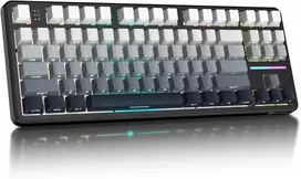 ATTACK SHARK mechaninė žaidimų klaviatūra X87, 83 klavišų, RGB, Bluetooth