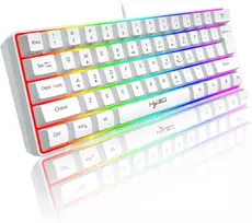 KUIYN 60 % laidinė žaidimų klaviatūra su RGB apšvietimu, 61 klavišo, V700
