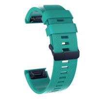 26mm Quick Release watchBand Strap For Garmin Fenix 5X 6X 7X 6xpro / Fenix 3 3 HR Easyfit Replacement sport Silicone Wriststrap 26MM mėtų žalios spalvos
