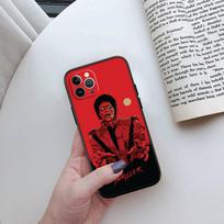 IR18 Michael Jackson telefono dėklas, skirtas Redmi Note 12 12S 12C 13 13C 13R 14 14S 14R 14C Pro Max Plus A3 A3X A4 A5 11A 13X Redmi Note14S 4G tamsiai mėlyna