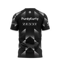 2024 New TSM Esports Team Uniform T-shirt PUBG CS GO Games Contest Jersey T Shirt Breathable Quick Dry Men Boy Training Clothing S black