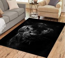 Panther Carpet Juodas Leopardo kilimėlis svetainei Didelio ploto kilimėlis Gyvūnas Liūtas Tigras Durų kilimėlis miegamojo namų dekoravimui Tribal kilimėlis 60x90cm 24x36 inch
