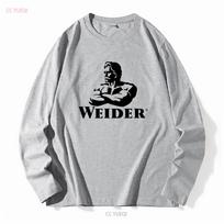 JOE WEIDER Fitness Kūno kultūrizmas Softstyle Marškinėliai vintage Skalbti su grafika Unisex mada Patogūs Tampriūs homme L white
