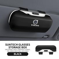 Skirta Volvo XC40 XC60 XC70 XC90 V40 V50 V60 V90 S40 S60 S90 C30 C440 Logotipo Aksesuarai Automobilio Skydelis Saulės Akiniai Akiniai dėklas Klipas Dėžutė juoda