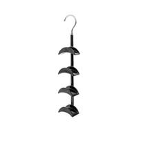 360 Degree Rotating Hooks Closets Organizers Hanger For Handbags Backpacks Accessories 4 Hooks 22LBS Capacity Durable Plastic Storage Solution