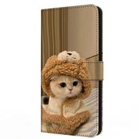Odinis dėklas Samsung Galaxy A17 A 17 Magnetinė piniginė Atverčiamas stovas Knyga Telefono krepšys Samsung A17 Anime Mados Animacinis viršelis Samsung A17 5G brown