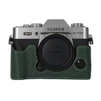 XT30 PU Odos Fotoaparato Pusės Dėklas Fujifilm XT30 XT30II XT20 XT10 Fuji X-T30 II X-T20 X-T10 Atidaromas iš apačios Magnetinis dangtelis gray