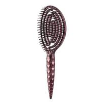 Vented Hair Brush Portable Anti-static Thin Thick Curly Long Wet Dry Hair Paddle Brush Scalp Massage Hair Styling Detangling Comb black