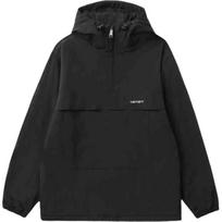 Carhartt WIP Logo Embroidered Water-Resistant Long Sleeve Hooded Jacket Men jackets Black CHXJKI030820N-BKA S black
