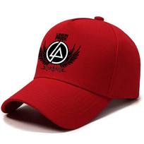 Nauja LINKIN PARK Spausdinta beisbolo kepuraitė Universali unisex porų kepurė Lincoln Park Roko kepuraitė Adjustable red