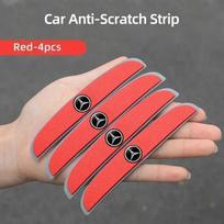 4 vnt. Automobilio durų įbrėžimų apsaugos lipdukai Bamperio Anti-collision juosta Mercedes Benz AMG W204 W203 W211 W212 W213 W205 W201 ZB6