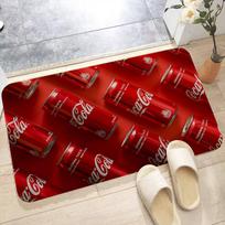 Soft Drink Brand C-Coca C-Cola Hallway Carpet Washable Non-Slip Living Room Sofa Chairs Area Mat Kitchen Doormat Area Rug 40cm x 60cm