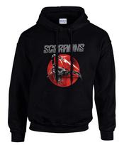 SCORPIONS Rock Band Rock Music Hoodie Hooded Sweatshirt Black - 3938 - SW XXL red