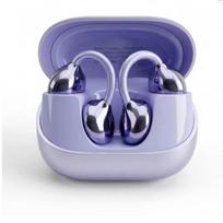 Xiaomi AirClip AC235 AI vertėjas ausies klipas ausinės HiFi stereo Bluetooth 6.0 ausinės TWS belaidės sportinės ausinės su programėle violetinė