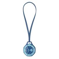 Žiūrėkite madingo stiliaus unisex kišeninį laikrodį spalvų derinimas universalus interneto įžymybė oda sky blue white