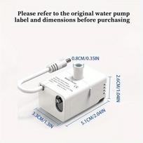 Replacement Pump for Pet Water Fountains Ultra-Quiet Water Pump for 2.2L & 3.2L Cat Water Fountain Suitable for Cats Dogs balta