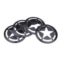4 vnt. Automobilio stiliaus ratų centriniai dangteliai Padangų centriniai dangteliai Stebulės dangteliai Jeep Grand Cherokee Wrangler JK Gladiator Compass Renegade