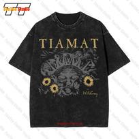 Tiamat Wildhoney Tel Aviv Show Vintage Oversized Tshirt O6by M black