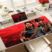 Game Red Dead Redemption 2 Mouse Pad Large Desk Mat Keyboard Ergonomic Office Rubber Game Pc Nonslip Antifray Home Custom Best 800x300x2mm