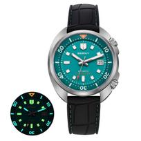 BERNY Diver Men Watch Miyota 8215 Top Automatic Mechanical Fashion Men Watch Luxury Sapphire Waterproof 200m Luminous Men Watch blue
